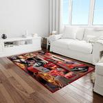 ncaa georgia bulldogs college sport basketball and foolball team logo rectangle area rug light room gbs57
