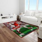 ncaa georgia bulldogs college sport basketball and foolball team logo rectangle area rug light room gbs72