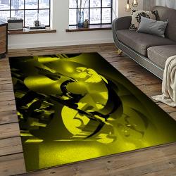 ncaa iowa hawkeyes college sport basketball and foolball team logo rectangle area rug dark room iwh50