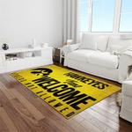 ncaa iowa hawkeyes college sport basketball and foolball team logo rectangle area rug light room iwh06