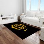 ncaa iowa hawkeyes college sport basketball and foolball team logo rectangle area rug light room iwh15