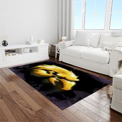 NCAA Iowa Hawkeyes College Sport Basketball And Foolball Team Logo Rectangle Area Rug IWH36