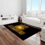 ncaa iowa hawkeyes college sport basketball and foolball team logo rectangle area rug light room iwh46