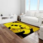 ncaa iowa hawkeyes college sport basketball and foolball team logo rectangle area rug light room iwh55
