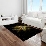ncaa iowa hawkeyes college sport basketball and foolball team logo rectangle area rug light room iwh65