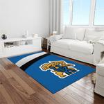 ncaa kentucky wildcats college sport basketball and foolball team logo rectangle area rug light room ktw09