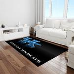 ncaa kentucky wildcats college sport basketball and foolball team logo rectangle area rug light room ktw12