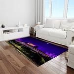 ncaa louisiana state university college sport basketball and foolball team logo rectangle area rug light room lsu06