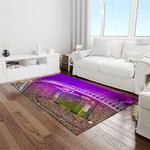 ncaa louisiana state university college sport basketball and foolball team logo rectangle area rug light room lsu07