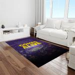 ncaa louisiana state university college sport basketball and foolball team logo rectangle area rug light room lsu25