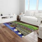 ncaa louisiana state university college sport basketball and foolball team logo rectangle area rug light room lsu35