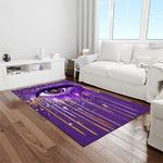 ncaa louisiana state university college sport basketball and foolball team logo rectangle area rug light room lsu40