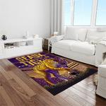 ncaa louisiana state university college sport basketball and foolball team logo rectangle area rug light room lsu43
