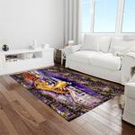 ncaa louisiana state university college sport basketball and foolball team logo rectangle area rug light room lsu63