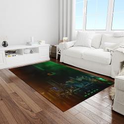 NCAA Miami Hurricanes Sport Basketball And Foolball Team Logo Rectangle Area Rug MH37