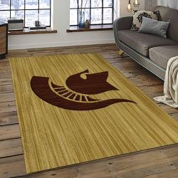 ncaa michigan state spartans college sport basketball and foolball team logo rectangle area rug dark room mss12