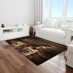 ncaa michigan state spartans college sport basketball and foolball team logo rectangle area rug light room mss26