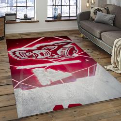 ncaa nc state wolfpack sport basketball and foolball team logo rectangle area rug dark room ncsw36