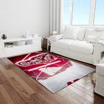 ncaa nc state wolfpack sport basketball and foolball team logo rectangle area rug light room ncsw36