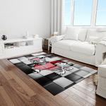 ncaa nc state wolfpack sport basketball and foolball team logo rectangle area rug light room ncsw38