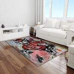 ncaa nc state wolfpack sport basketball and foolball team logo rectangle area rug light room ncsw48