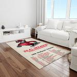 ncaa nc state wolfpack sport basketball and foolball team logo rectangle area rug light room ncsw50