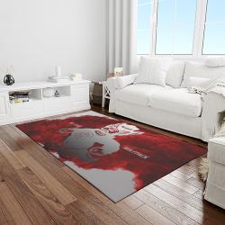 NCAA NC State Wolfpack Sport Basketball And Foolball Team Logo Rectangle Area Rug NCSW53