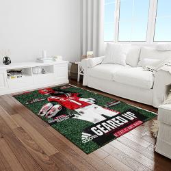 NCAA NC State Wolfpack Sport Basketball And Foolball Team Logo Rectangle Area Rug NCSW60