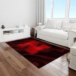 NCAA Nebraska Cornhuskers College Sport Basketball And Foolball Team Logo Rectangle Area Rug NCS07