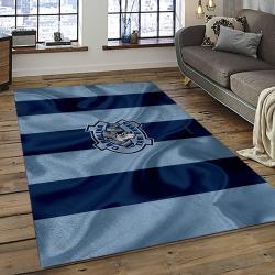 ncaa north carolina tar heels college sport basketball and foolball team logo rectangle area rug dark room ncth02