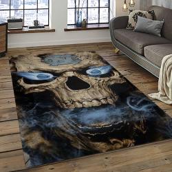 ncaa north carolina tar heels college sport basketball and foolball team logo rectangle area rug dark room ncth33