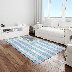 NCAA North Carolina Tar Heels College Sport Basketball And Foolball Team Logo Rectangle Area Rug NCTH39