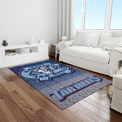 NCAA North Carolina Tar Heels College Sport Basketball And Foolball Team Logo Rectangle Area Rug NCTH57