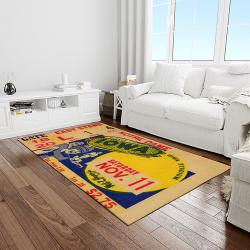 NCAA Notre Dame Fighting Sport Basketball And Foolball Team Logo Rectangle Area Rug NDF74