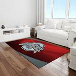 ncaa ohio state buckeyes college sport basketball and foolball team logo rectangle area rug light room osb06