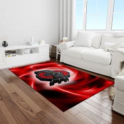 NCAA Ohio State Buckeyes College Sport Basketball And Foolball Team Logo Rectangle Area Rug OSB13
