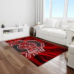 NCAA Ohio State Buckeyes College Sport Basketball And Foolball Team Logo Rectangle Area Rug OSB14