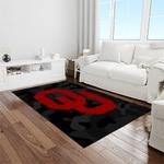 ncaa oklahoma sooners sport basketball and foolball team logo rectangle area rug light room os102