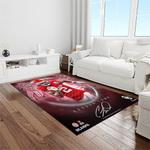 ncaa oklahoma sooners sport basketball and foolball team logo rectangle area rug light room os20