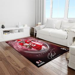 NCAA Oklahoma Sooners Sport Basketball And Foolball Team Logo Rectangle Area Rug OS20