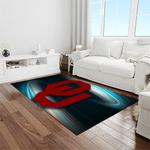 ncaa oklahoma sooners sport basketball and foolball team logo rectangle area rug light room os41