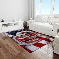 NCAA Oklahoma Sooners Sport Basketball And Foolball Team Logo Rectangle Area Rug OS52