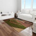 ncaa oklahoma sooners sport basketball and foolball team logo rectangle area rug light room os73