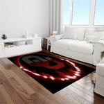 ncaa oklahoma sooners sport basketball and foolball team logo rectangle area rug light room os76