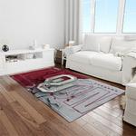ncaa oklahoma sooners sport basketball and foolball team logo rectangle area rug light room os88