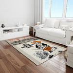 ncaa oklahoma state cowboys sport basketball and foolball team logo rectangle area rug light room osc08