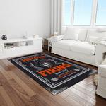 ncaa oklahoma state cowboys sport basketball and foolball team logo rectangle area rug light room osc09