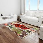 ncaa oklahoma state cowboys sport basketball and foolball team logo rectangle area rug light room osc13