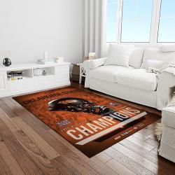 NCAA Oklahoma State Cowboys Sport Basketball And Foolball Team Logo Rectangle Area Rug OSC26