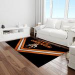 ncaa oklahoma state cowboys sport basketball and foolball team logo rectangle area rug light room osc34